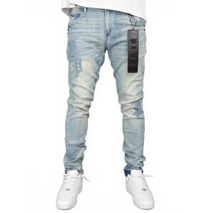 NEW POLITICS skinny fit jeans in blue